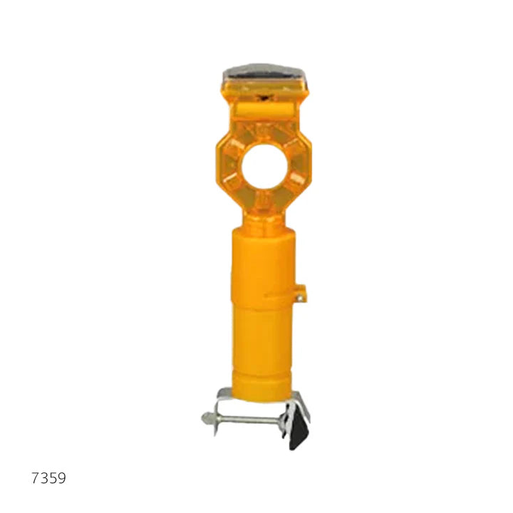 First Barricade Flasher Light - Solar Power First Barricade Flasher Light - Solar Power